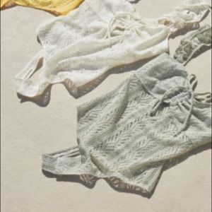 Sea foam green body suit